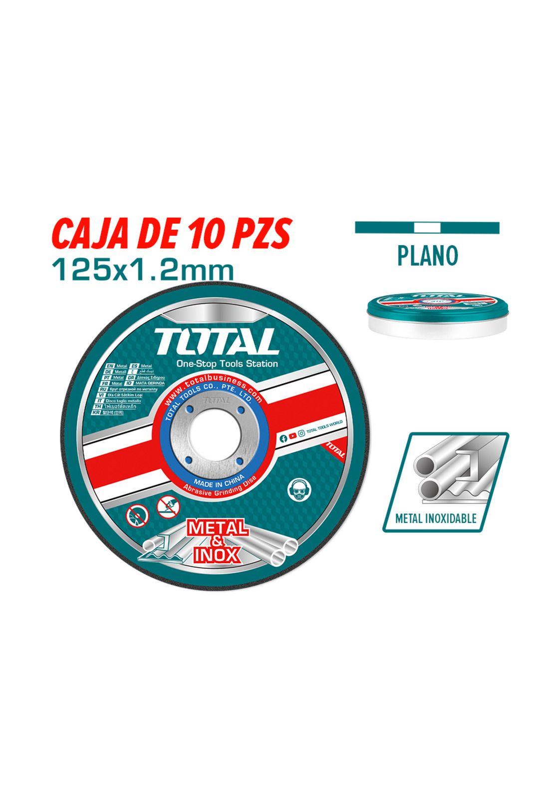 Discos de Corte Metal 125mm 10 Pzs TOTAL-1