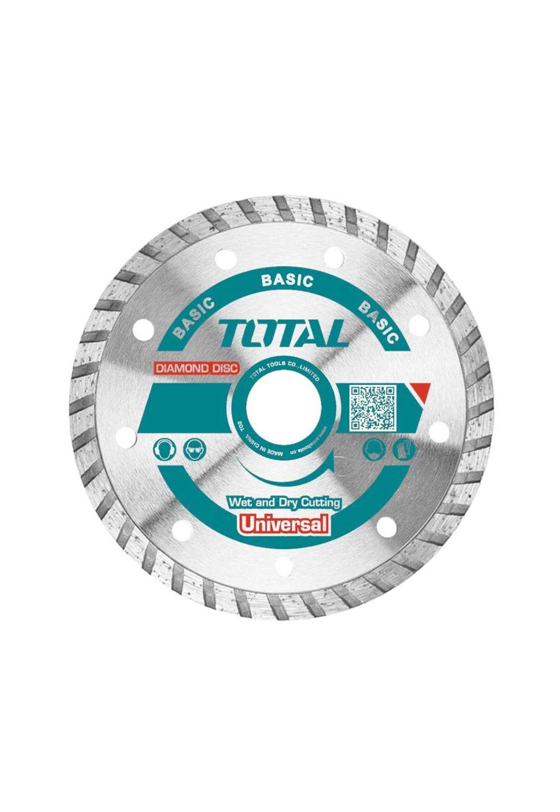 Disco de Corte Diamantado Turbo 7 Pulg 180mm TOTAL-0