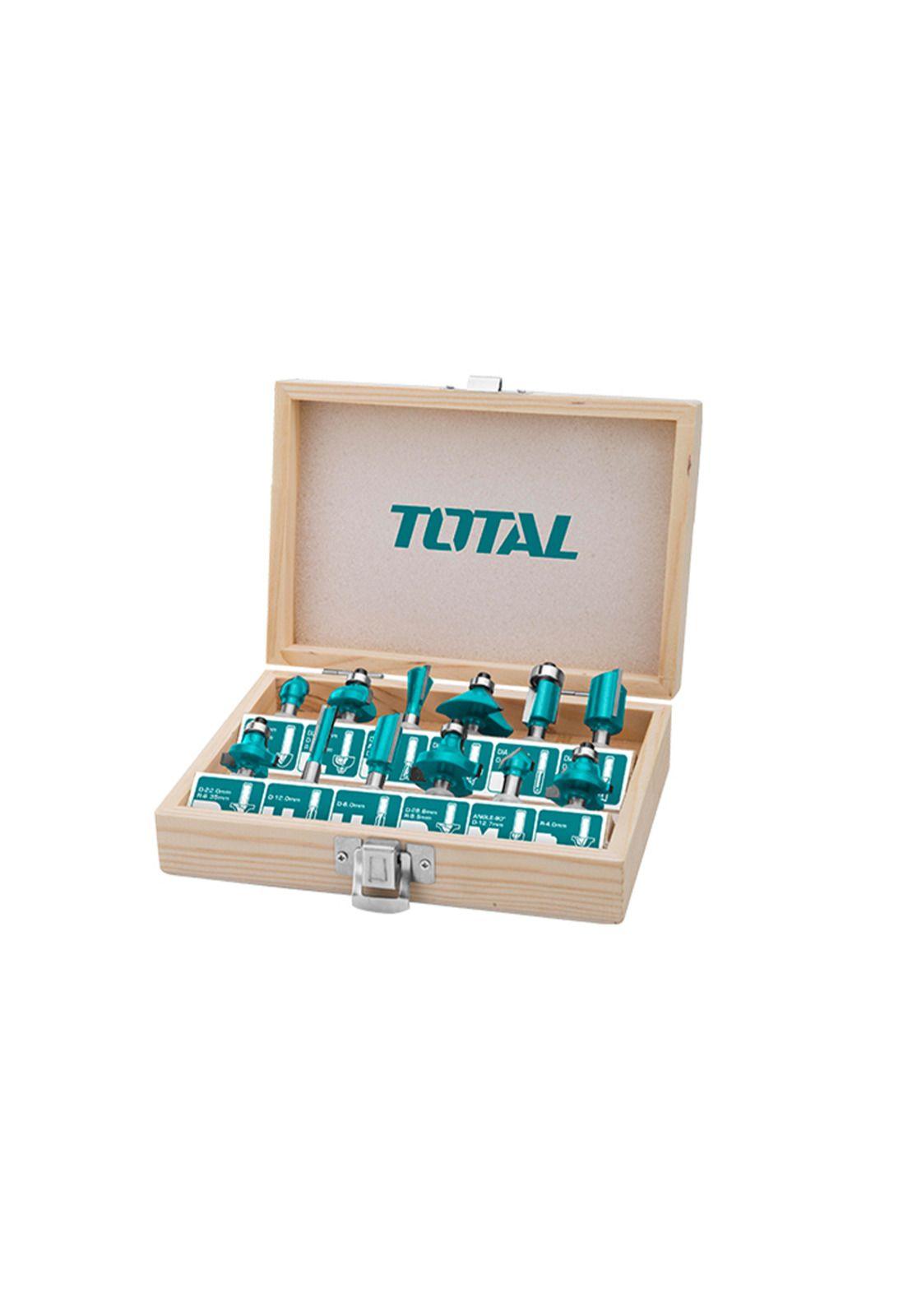 Set de Fresas 8mm 12 Piezas TOTAL-0