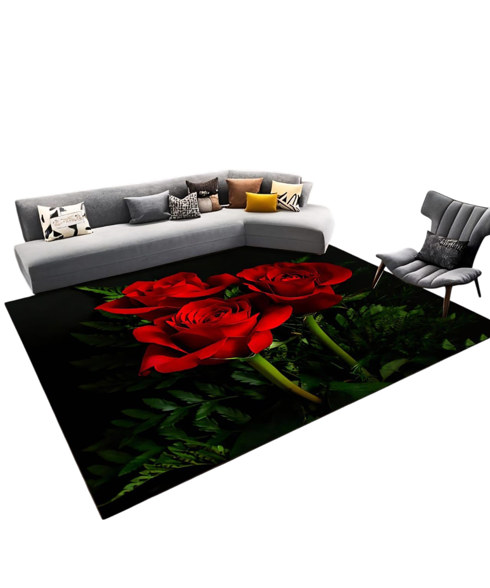 Alfombra de Living Decorativa Diseño -0