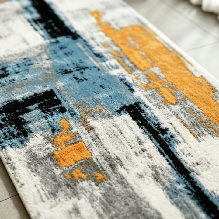 Alfombra Pasillo Dise o Abstracto Moderno 60x180 cm-2