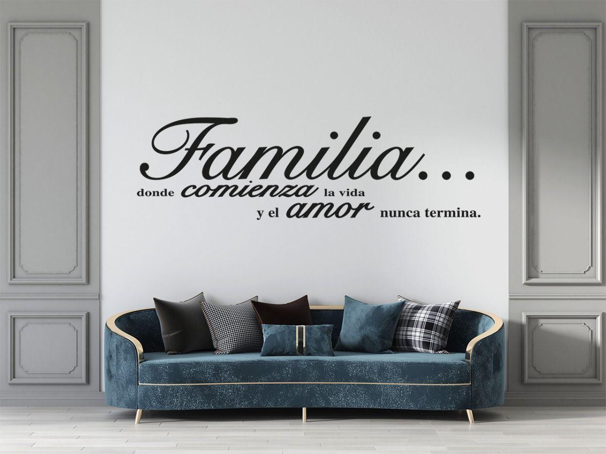 Frase Deco Familia Donde Comienza La Vida FR‑11029-2