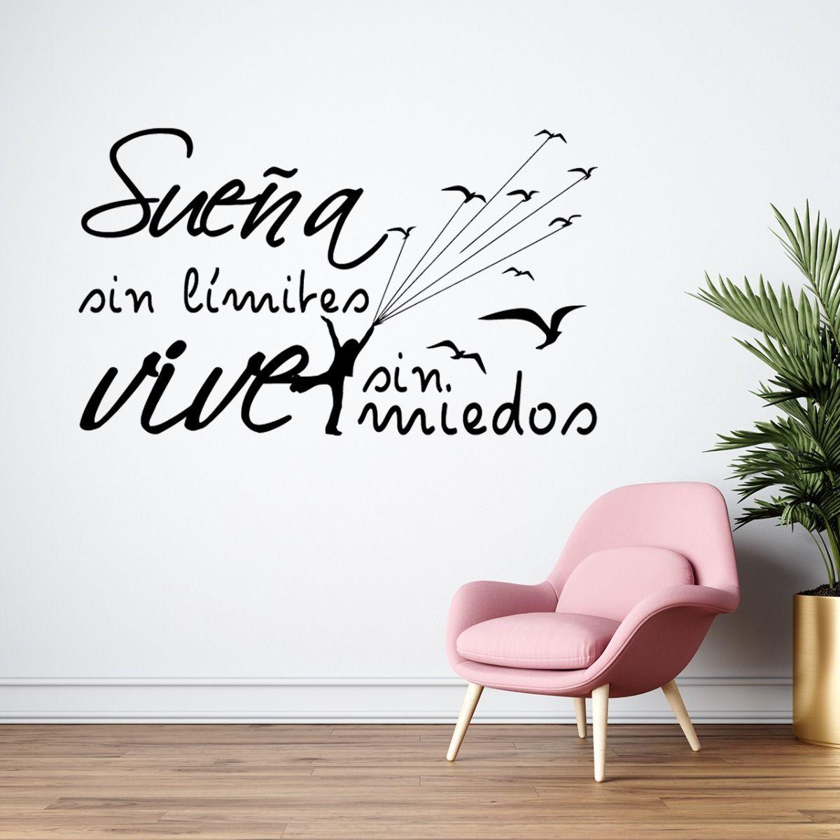 Frase Deco Sueña Sin Límites Y Vive Sin Miedo FR‑11004-2