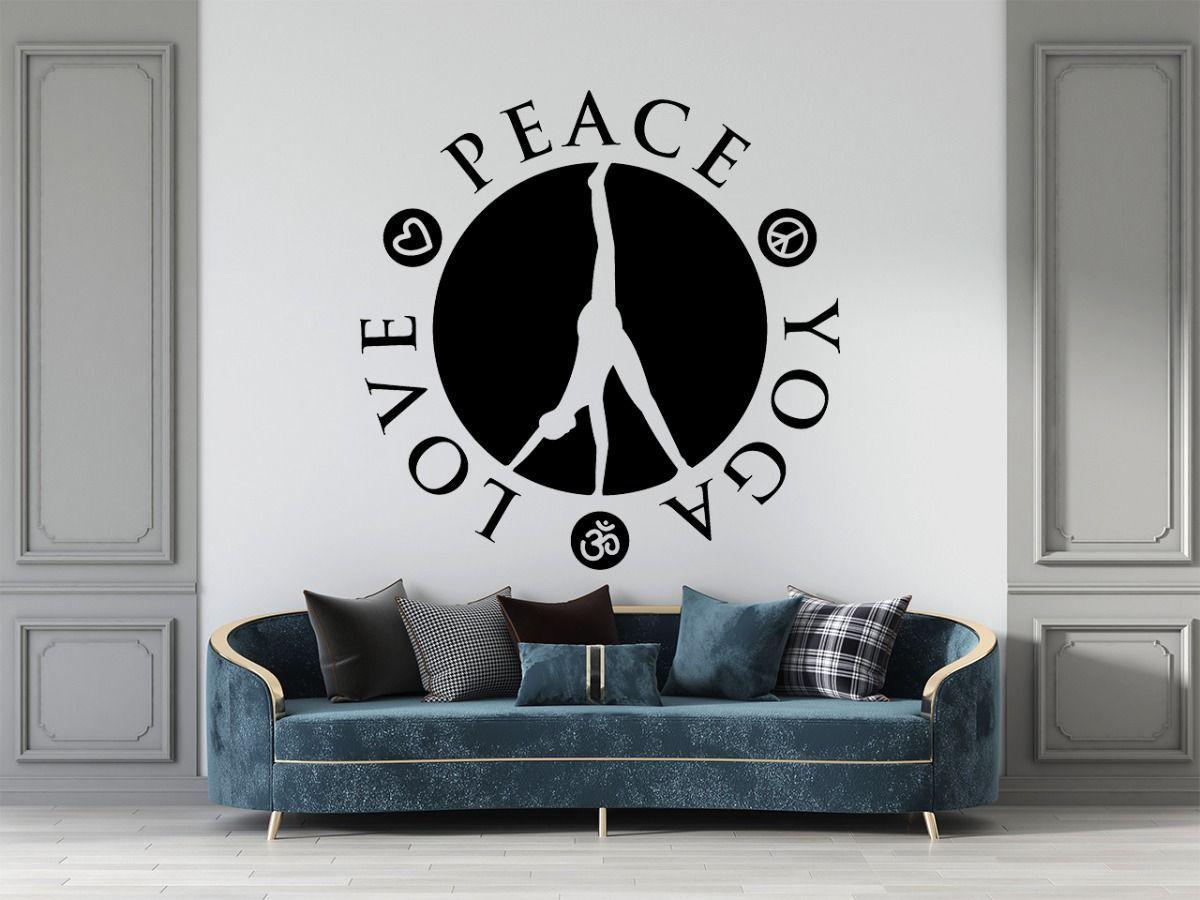 Frase Deco Peace Love Yoga FR‑11050-2