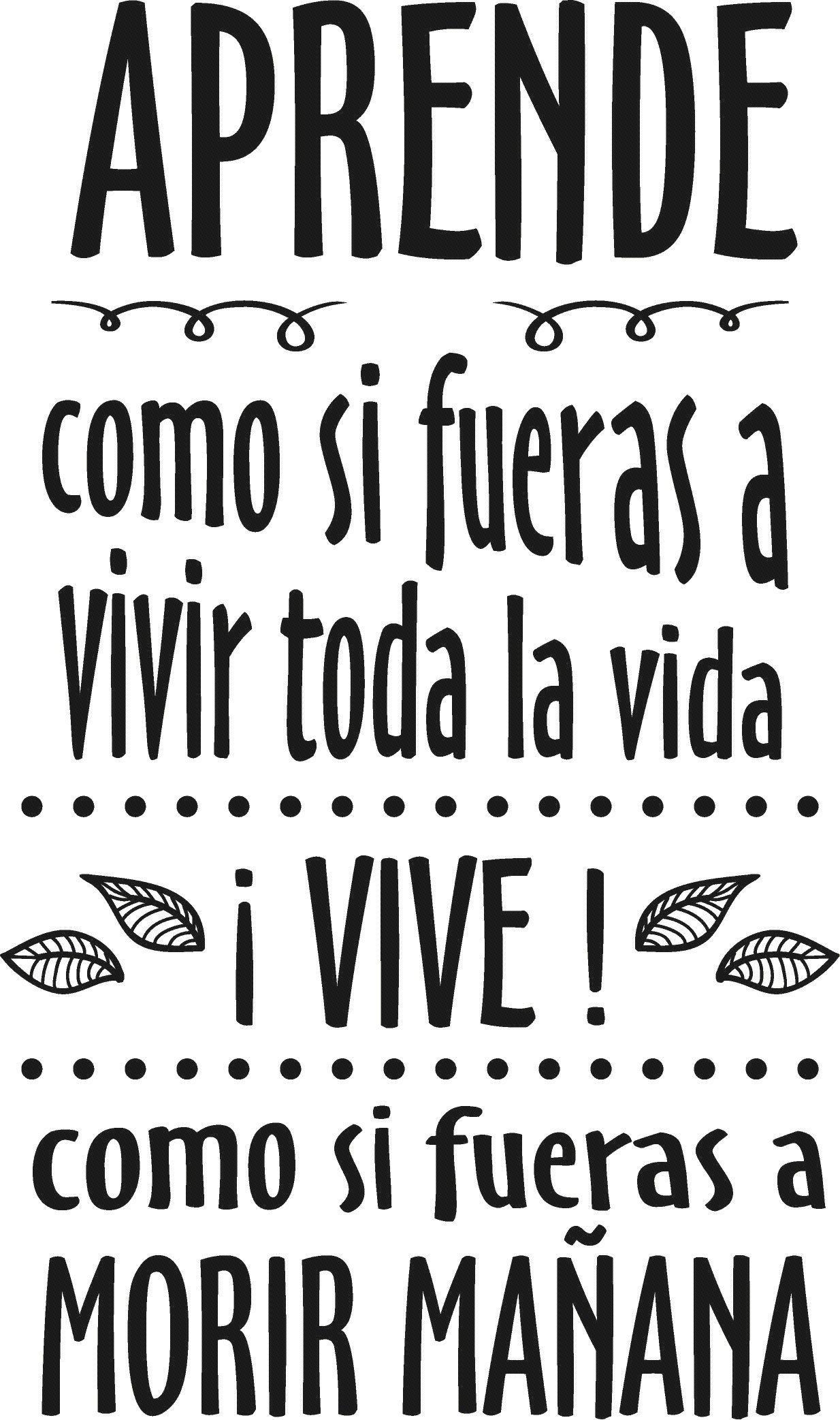 Frase Deco Aprende Y Vive FR‑11047-0