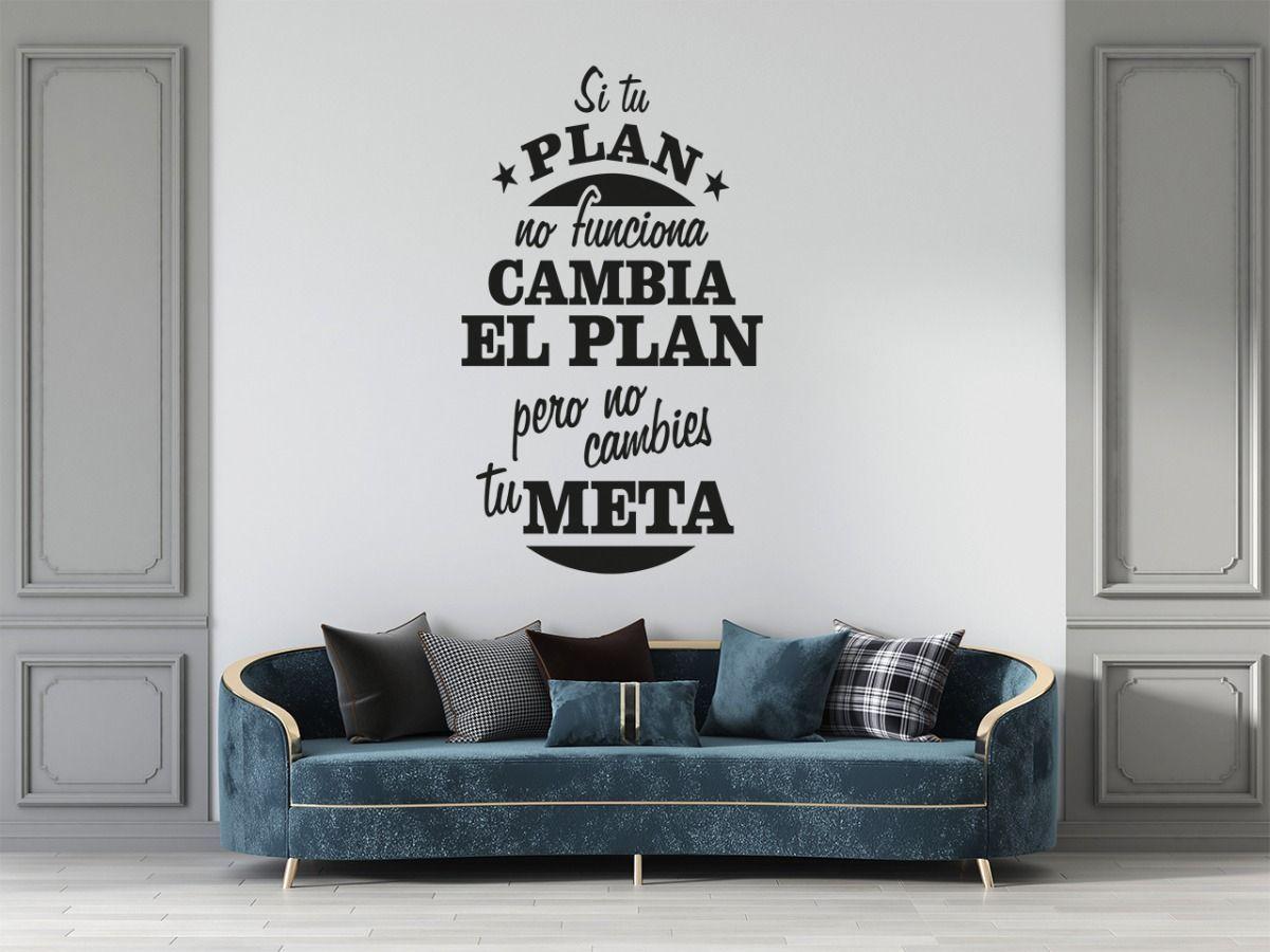Frase Deco Si Tu Plan No Funciona FR‑11045-2