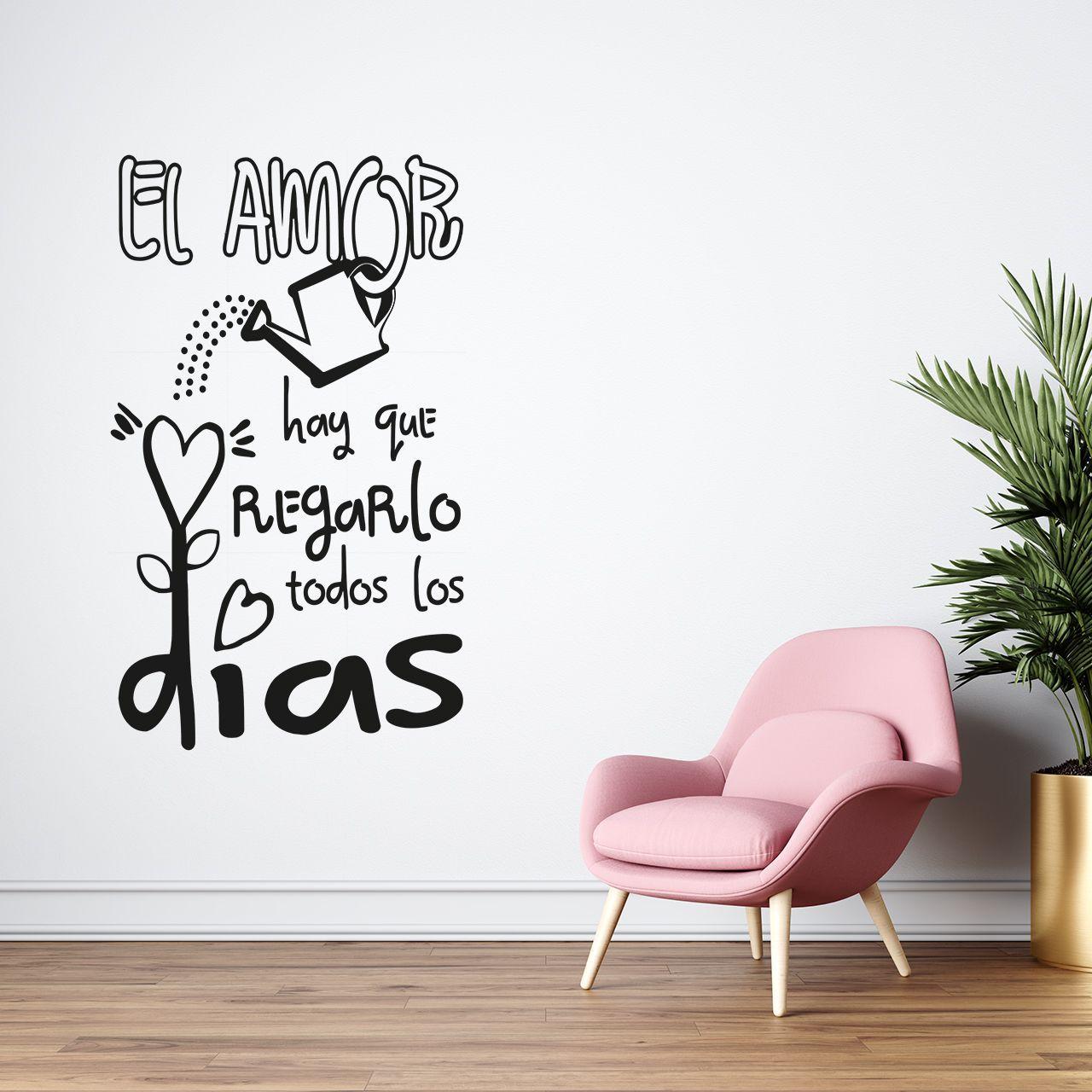 Frase Deco El Amor Hay Que Regarlo FR‑11001-2