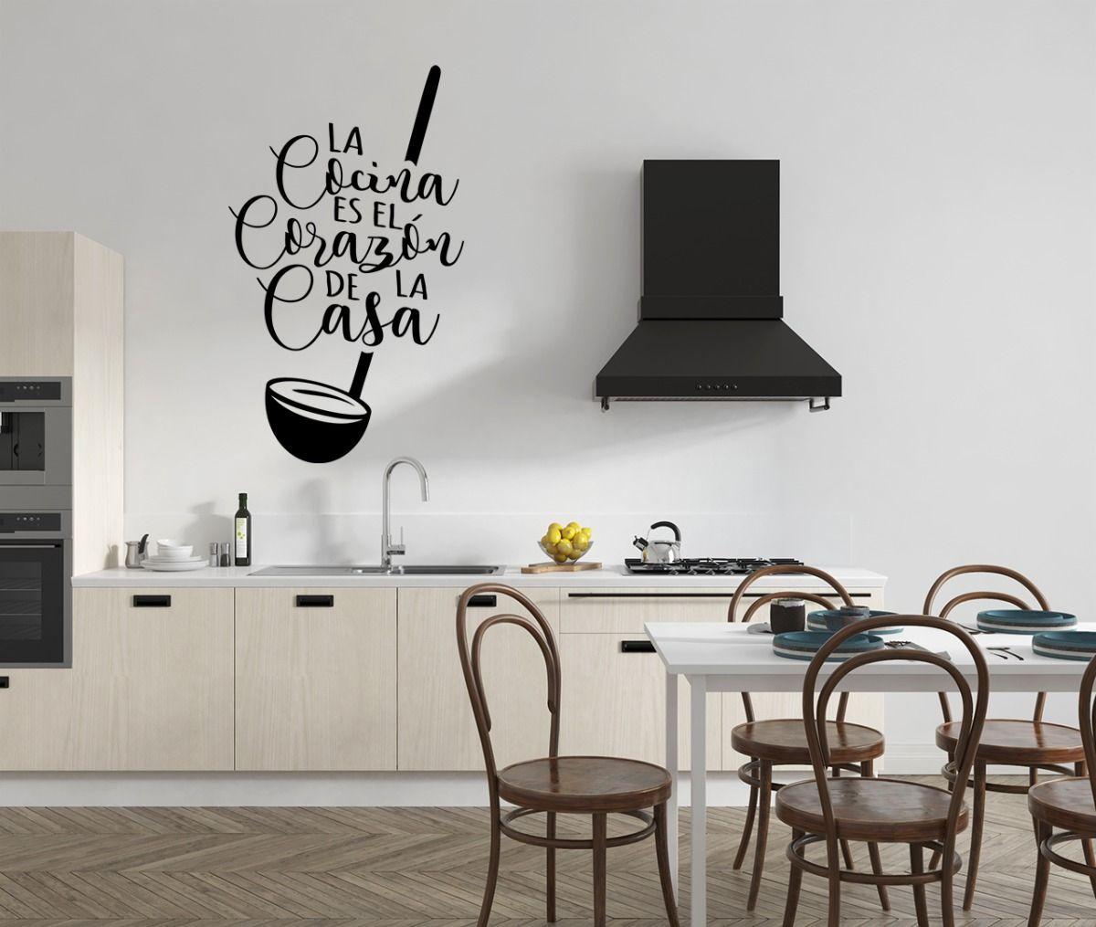 Frase Deco La Cocina Es El Corazón De La Casa FR‑11016-2
