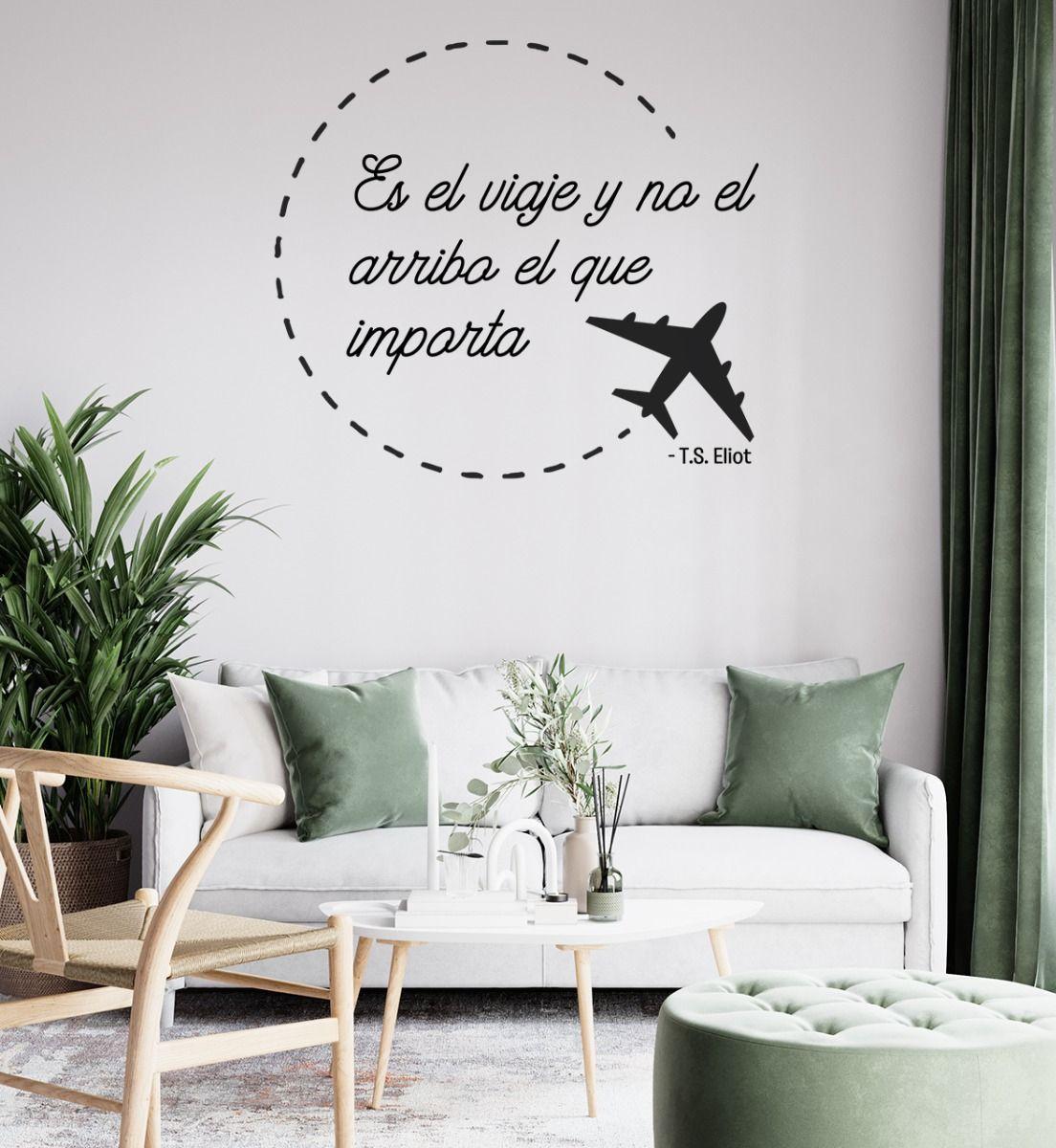 Frase Deco Es El Viaje Y No El Arribo Lo Que FR‑11011-2