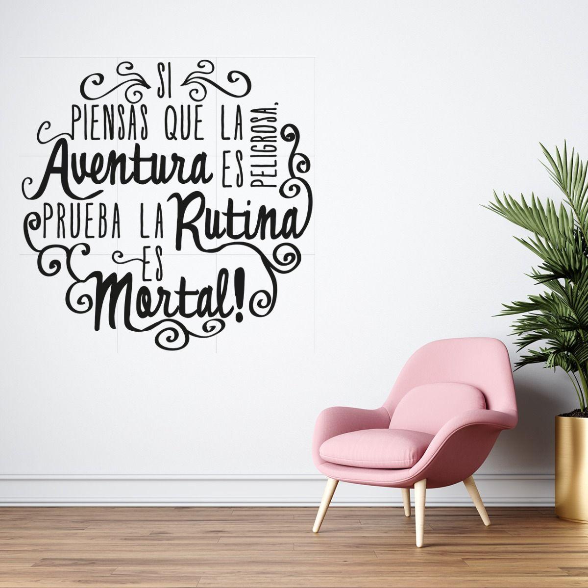 Frase Deco Si Piensas Que La Aventura FR‑11003-1