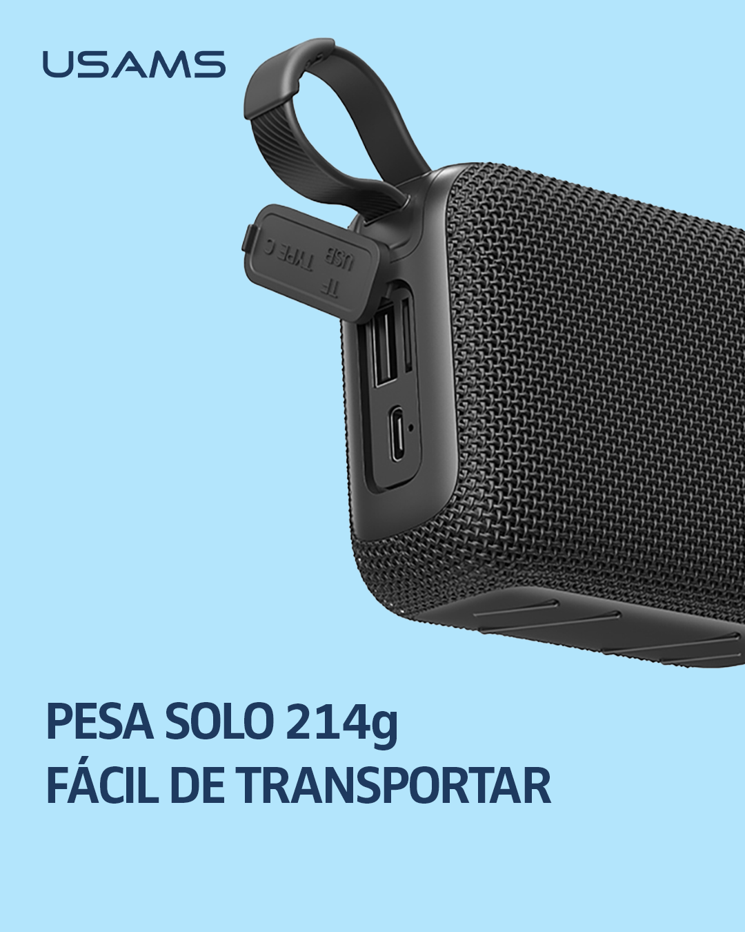 Parlante Bluetooth Mini Portátil Recargable Usams Yx015-6