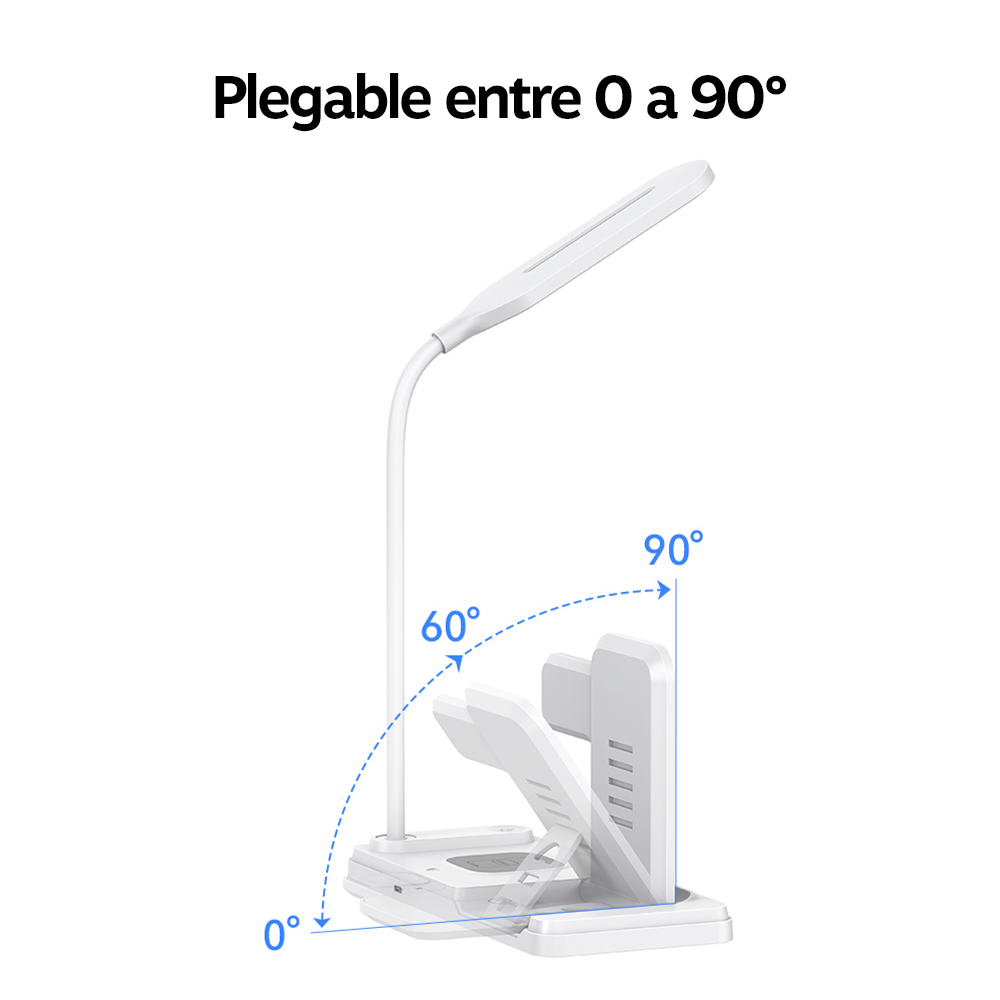 Estación Carga Inalámbrica 4 En 1 Para iPhone 15w Usams Cd195-5