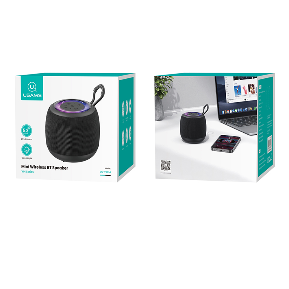Parlante Portatil Bluetooth Mini Fiesta Rgb Usams Yx014-5