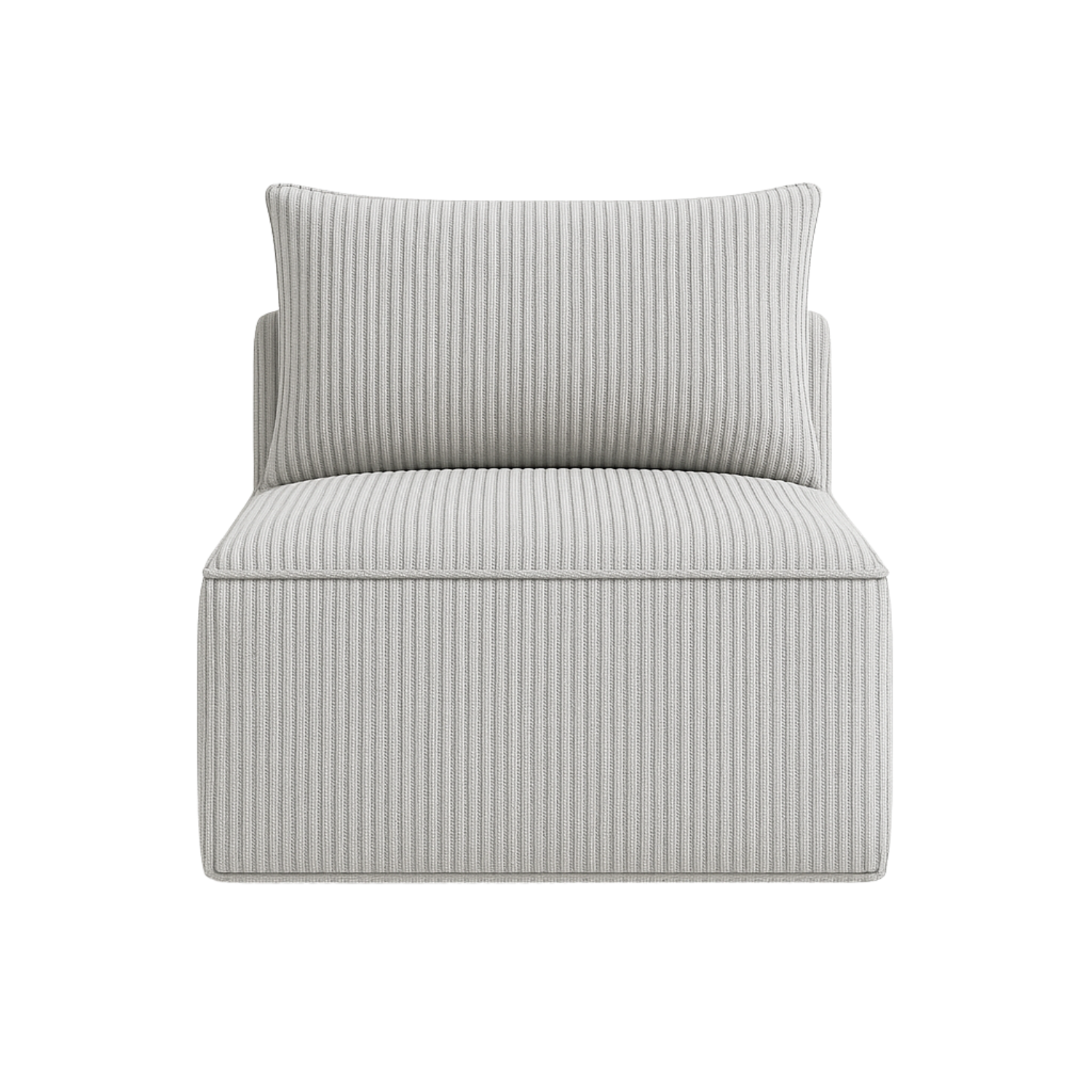 Sillón Loop 1 Cuerpo | Espuma Comprimida |76x58x97 Gris claro G2-2