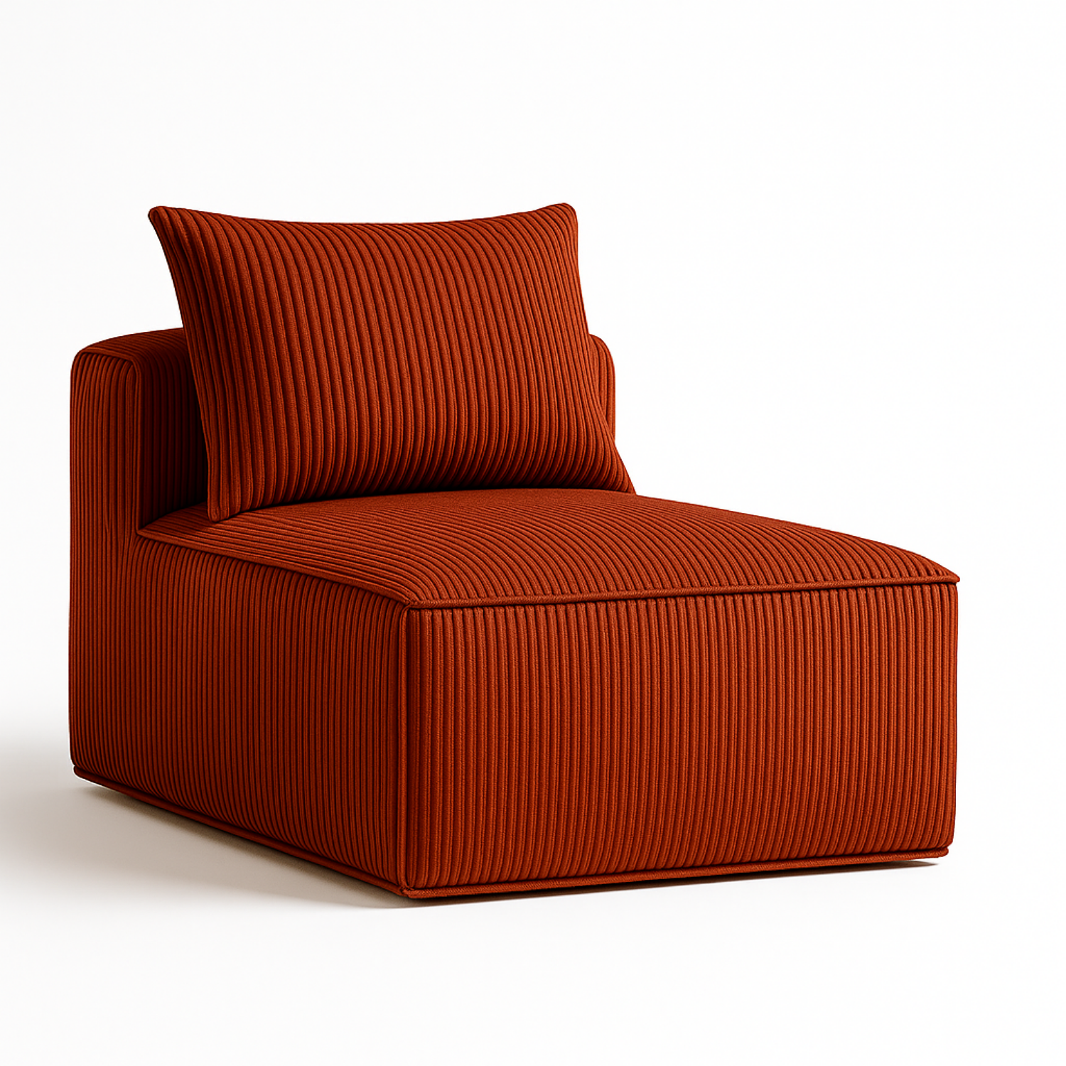Sillón Loop 1 Cuerpo | Espuma Comprimida |76x58x97 Terracota T2-2