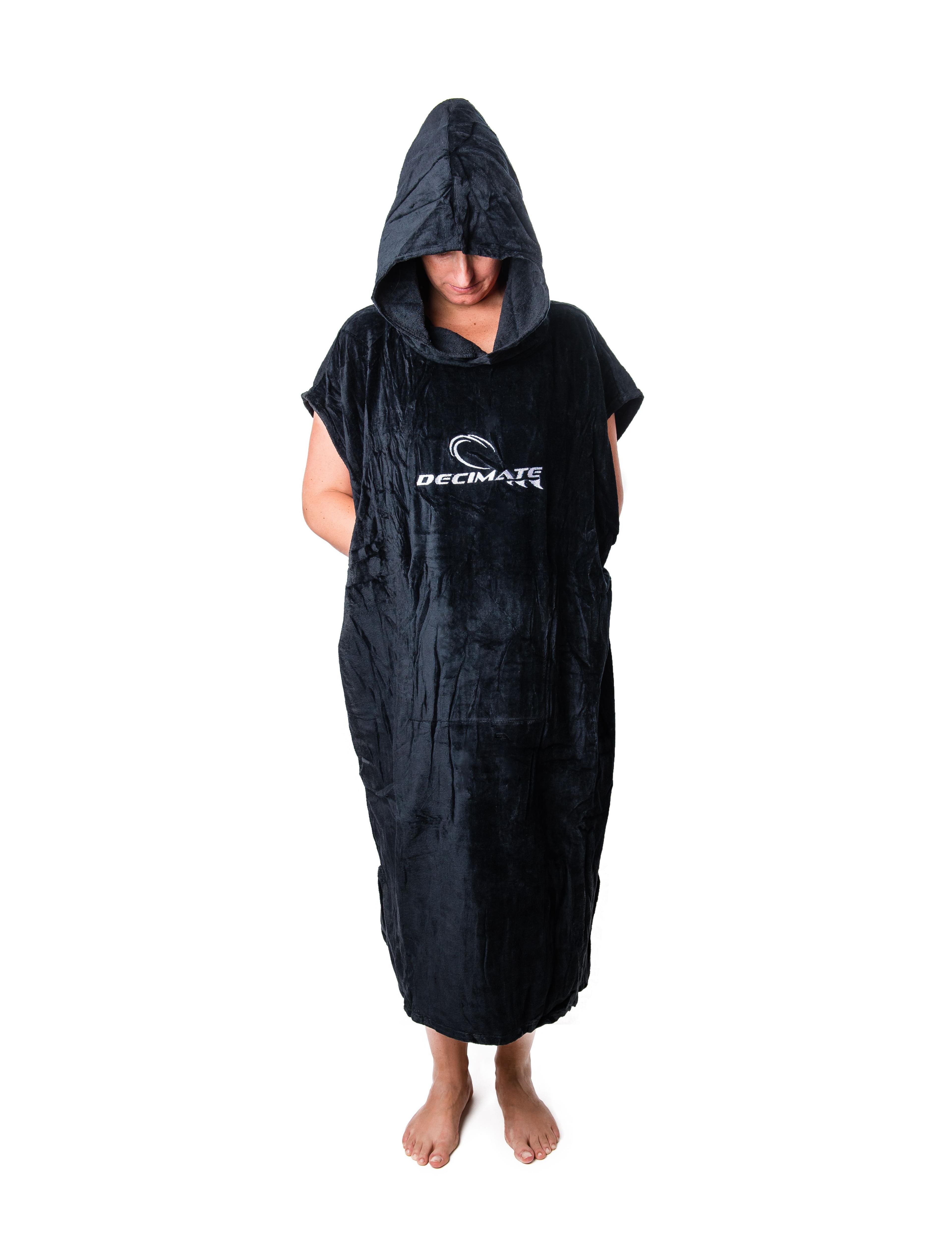 PONCHO TOALLA NEGRO-3