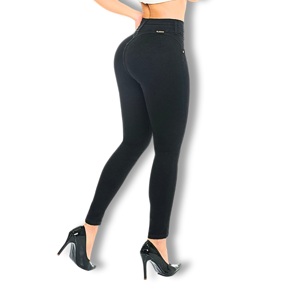 Jeans Mujer Push Up Negro - 19840 Hecho en Colombia-3