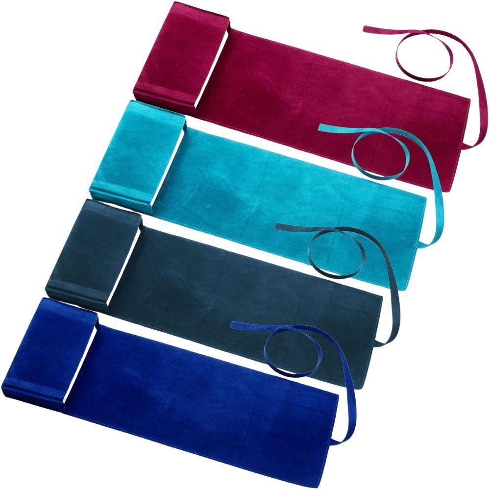 Bolsa, Paño Terciopelo Celeste-2