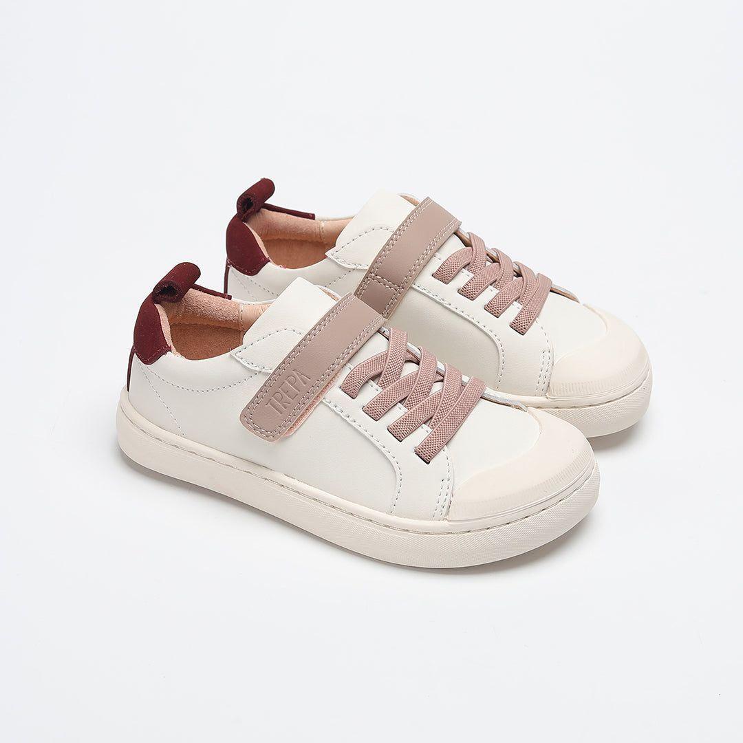 Zapatillas Ergonómicas Toddler Urban - Blanco Burdeo-0