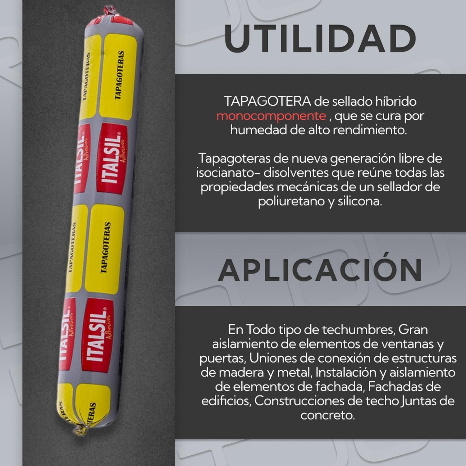 Tapa Goteras Hibrido 600 ML ITALSIL-3