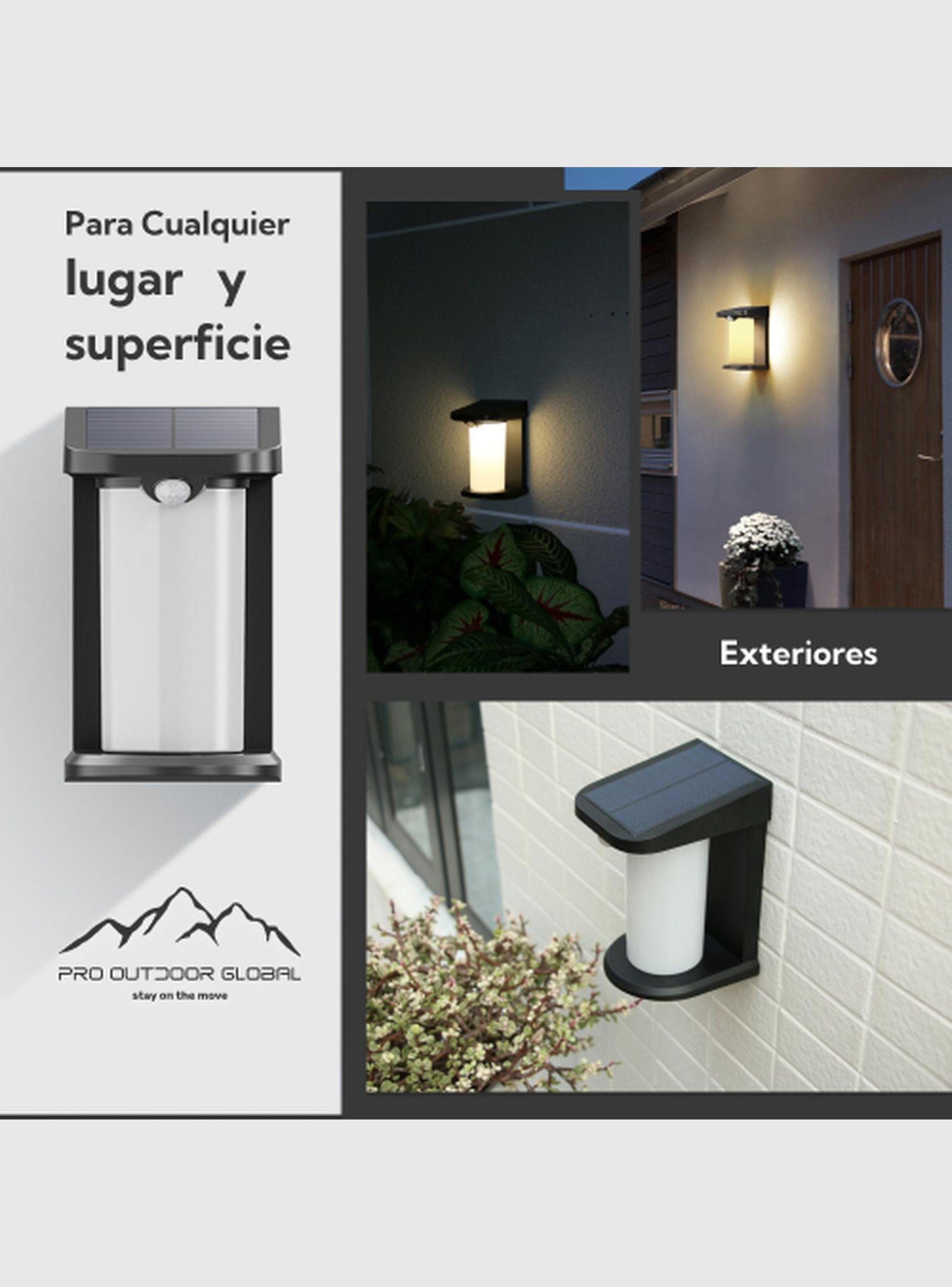 Aplique Solar Vertical Contra Agua Con Base Con Sensor Movimiento-7