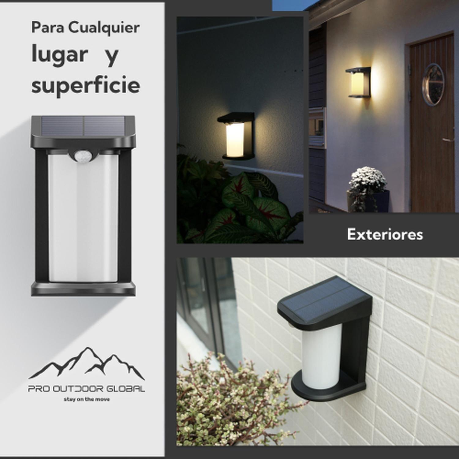 Aplique Solar Vertical Contra Agua Con Base Con Sensor Movimiento-7