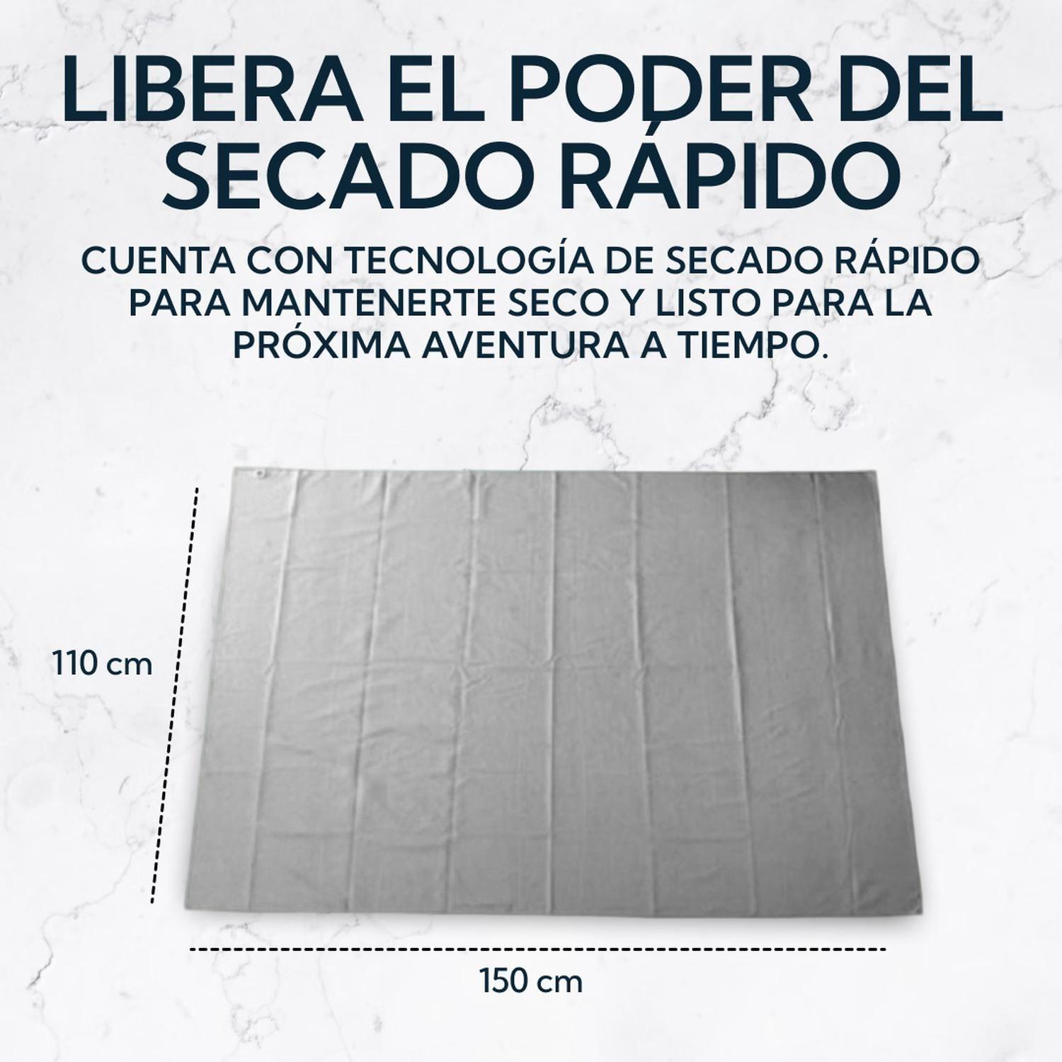 Toallon Microfibra Suede Gris-3