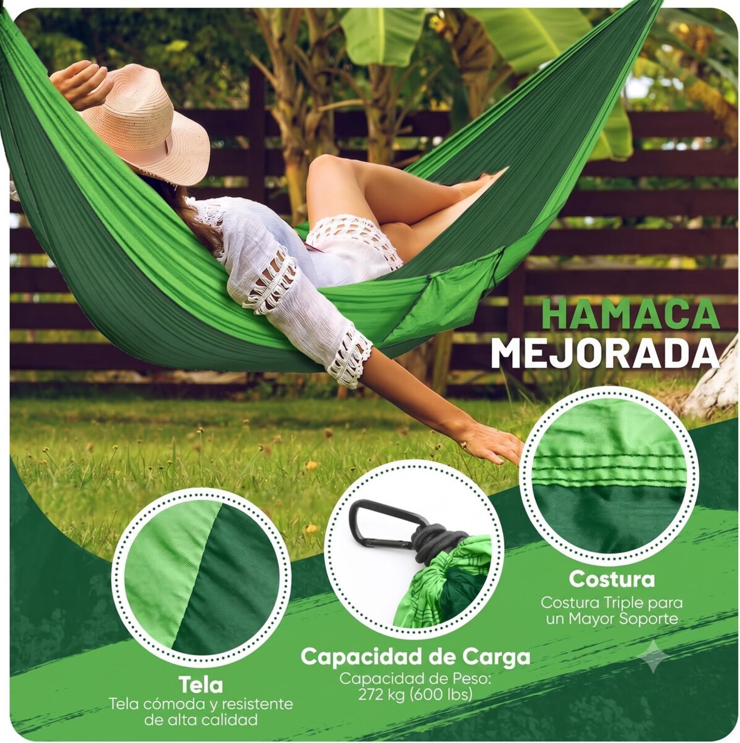 Hamaca Compacta Verde-1