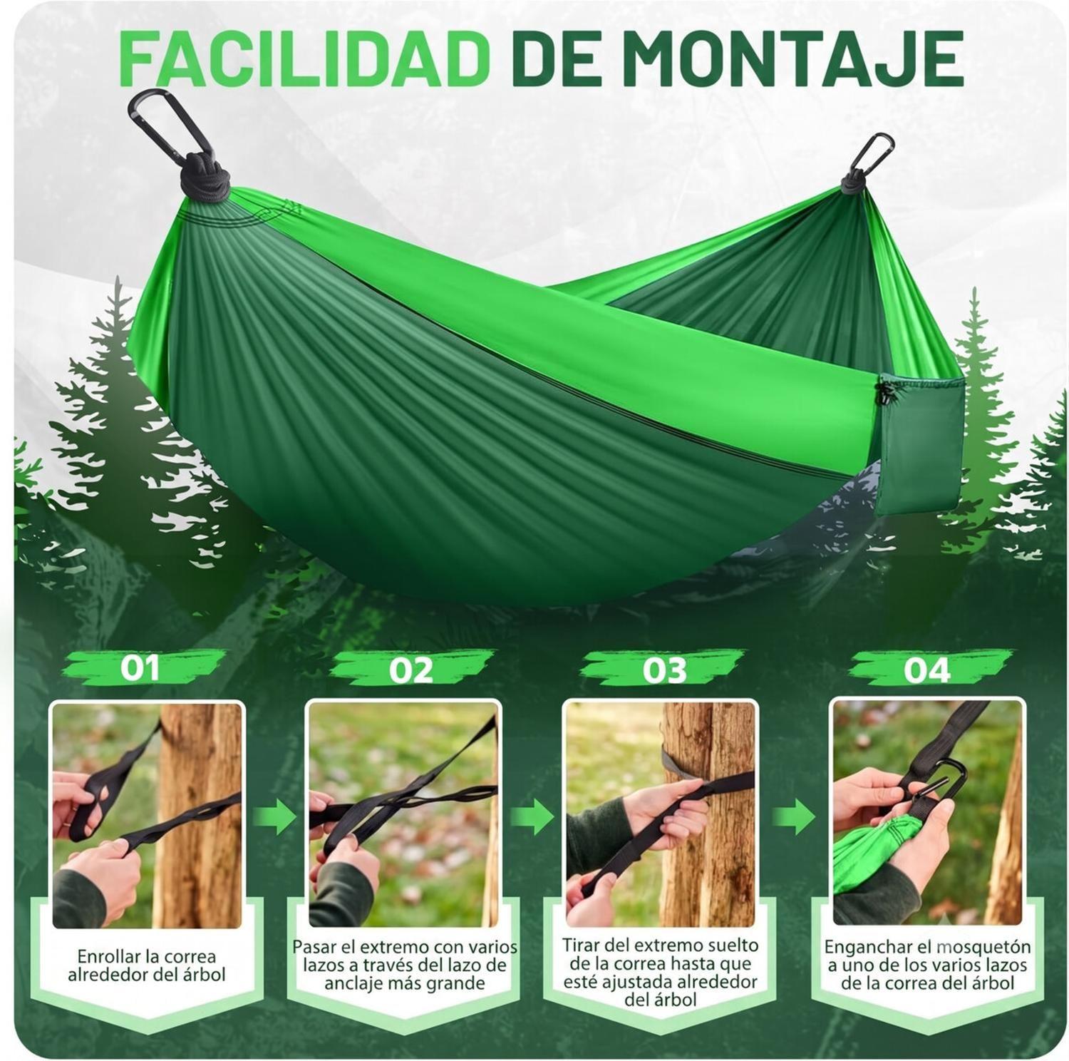 Hamaca Compacta Verde-2