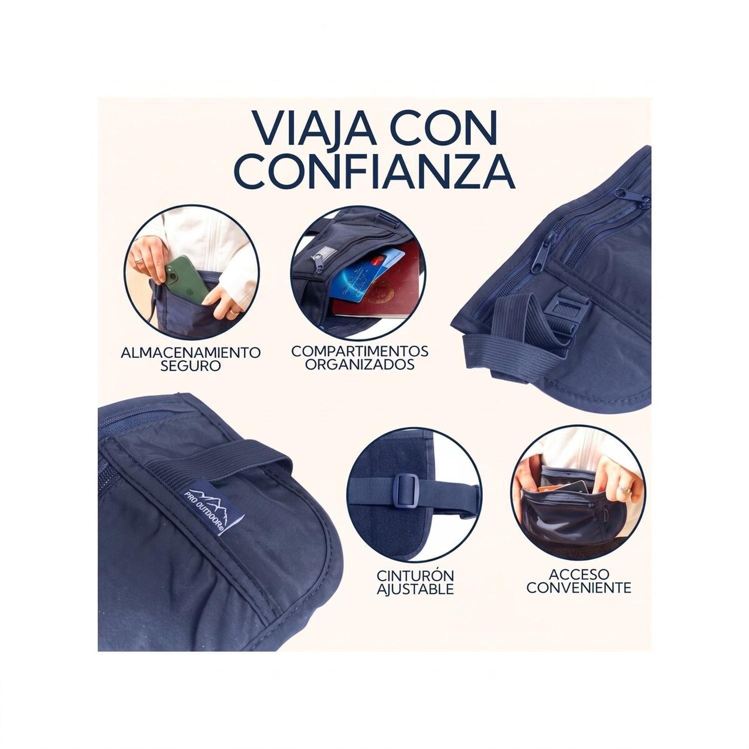 Banano Para Viajes Pro Outdoor Azul-2