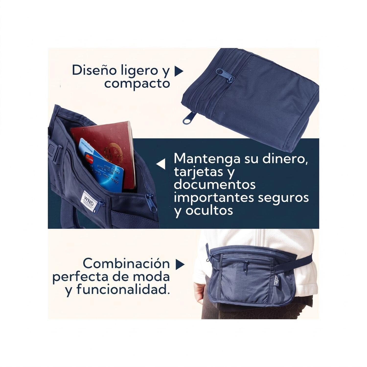 Banano Para Viajes Pro Outdoor Azul-3