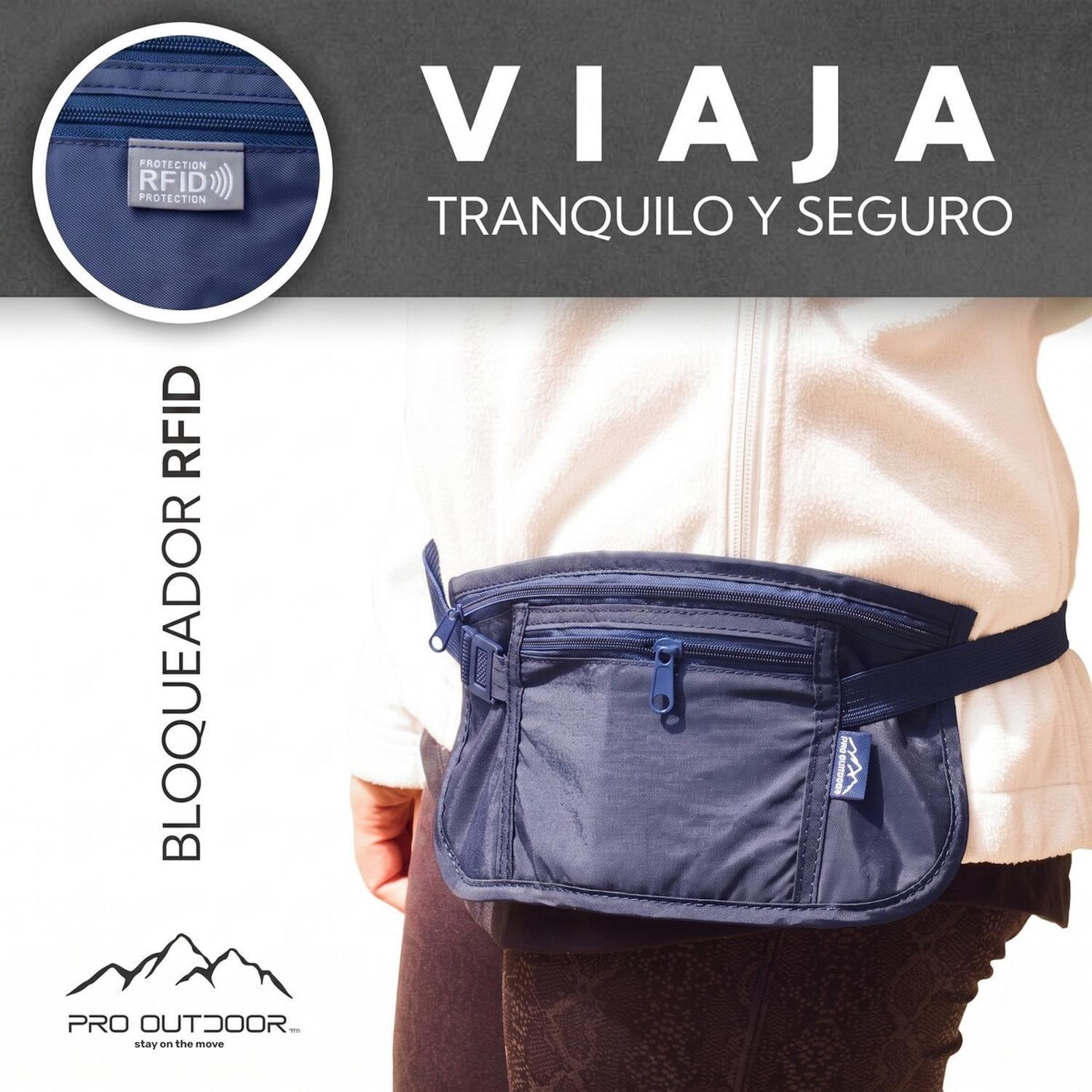Banano Para Viajes Pro Outdoor Azul-7