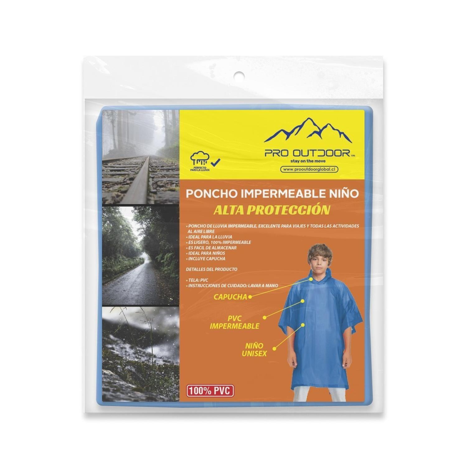 Poncho Para Lluvia Impermeable Niño-4