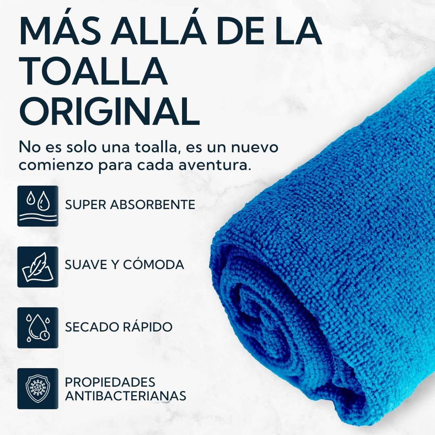 Toalla Microfibra Terry Azul-2