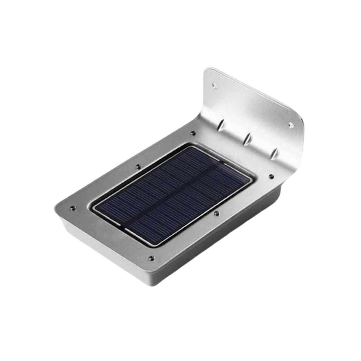 Aplique Luz Led Solar Con Sensor De Movimiento Contra Agua-0