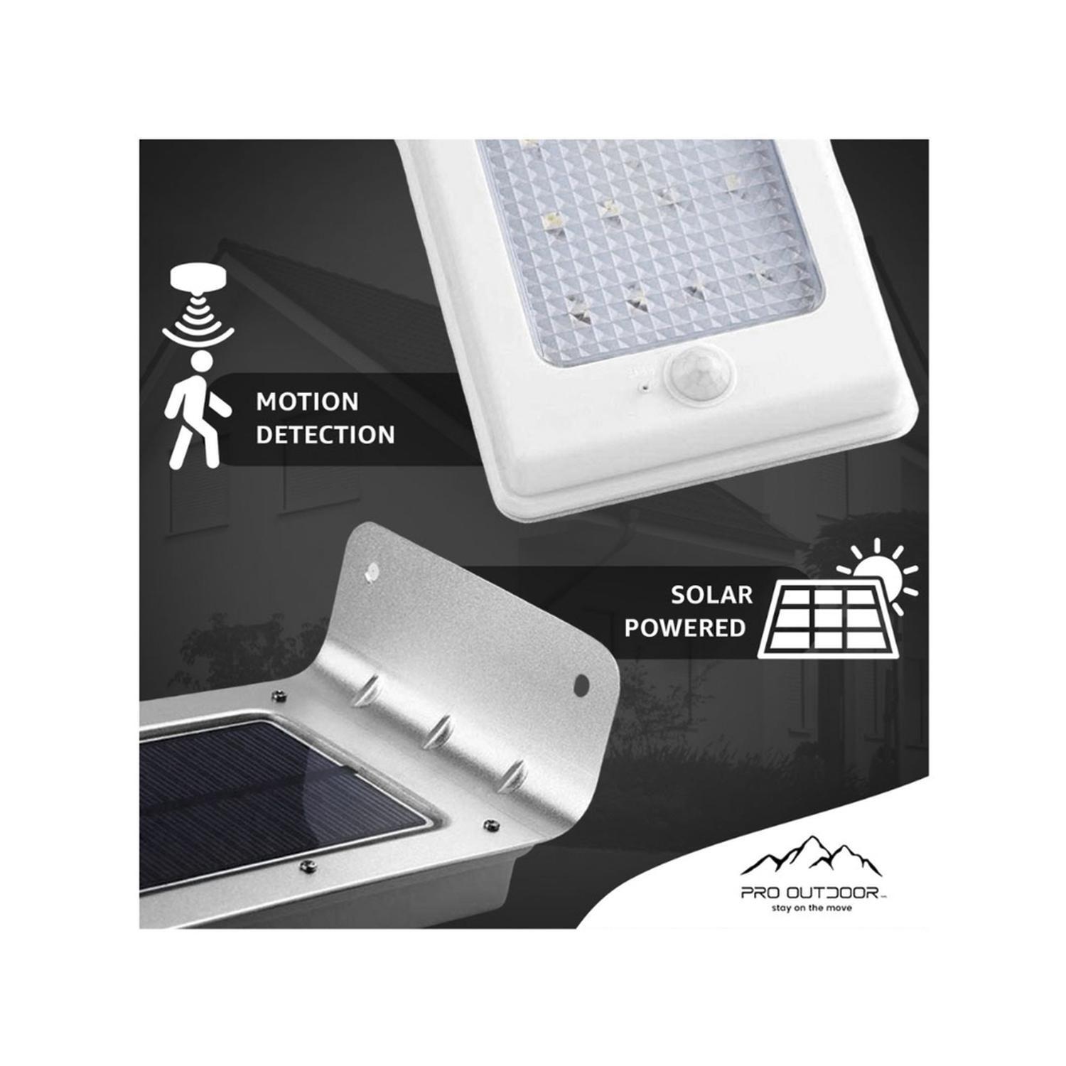 Aplique Luz Led Solar Con Sensor De Movimiento Contra Agua-7