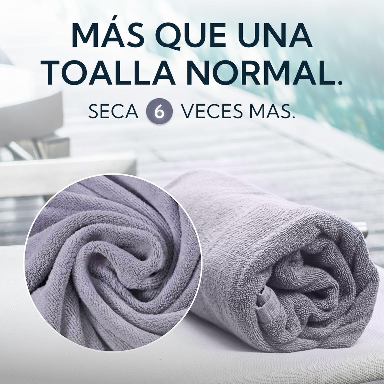 Toalla Microfibra Terry Gris-5