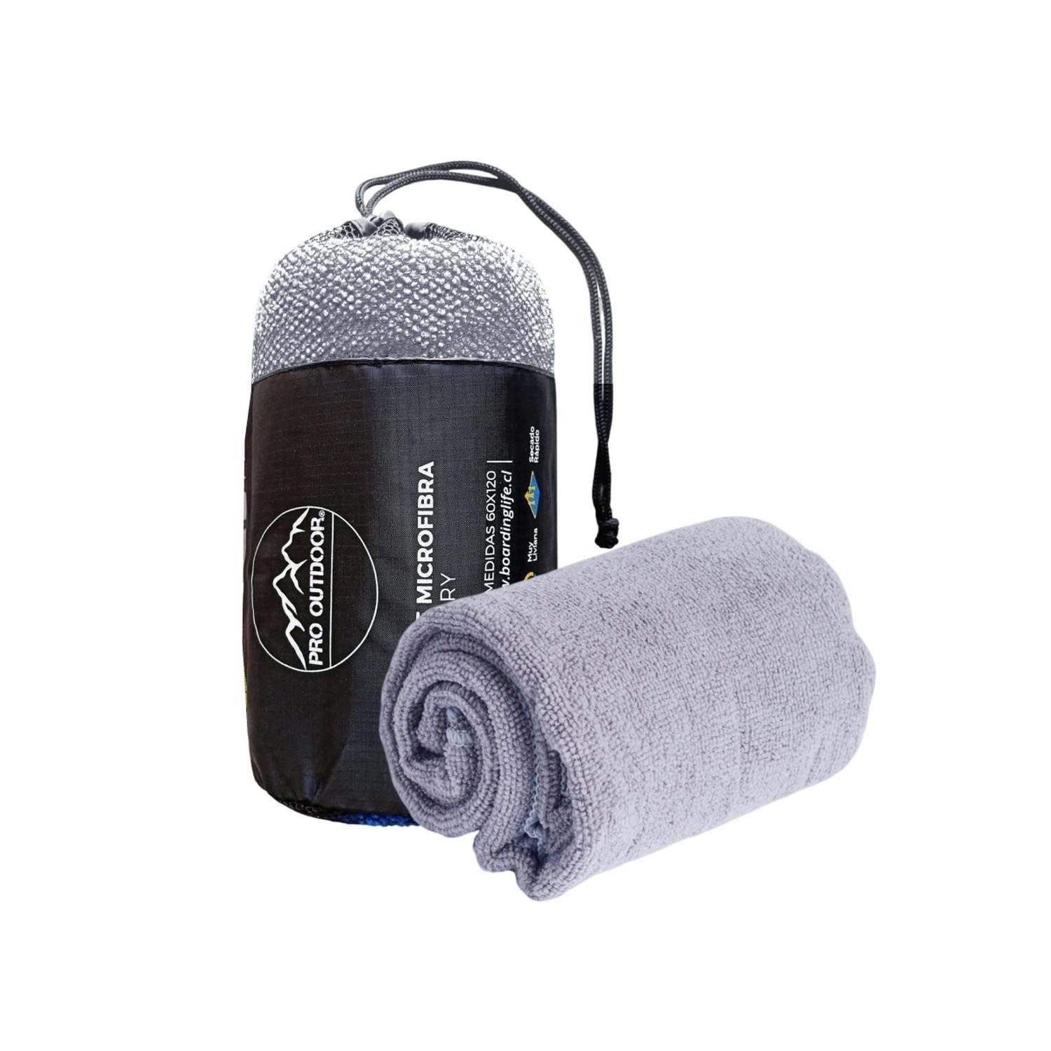 Toalla Microfibra Terry Gris-0