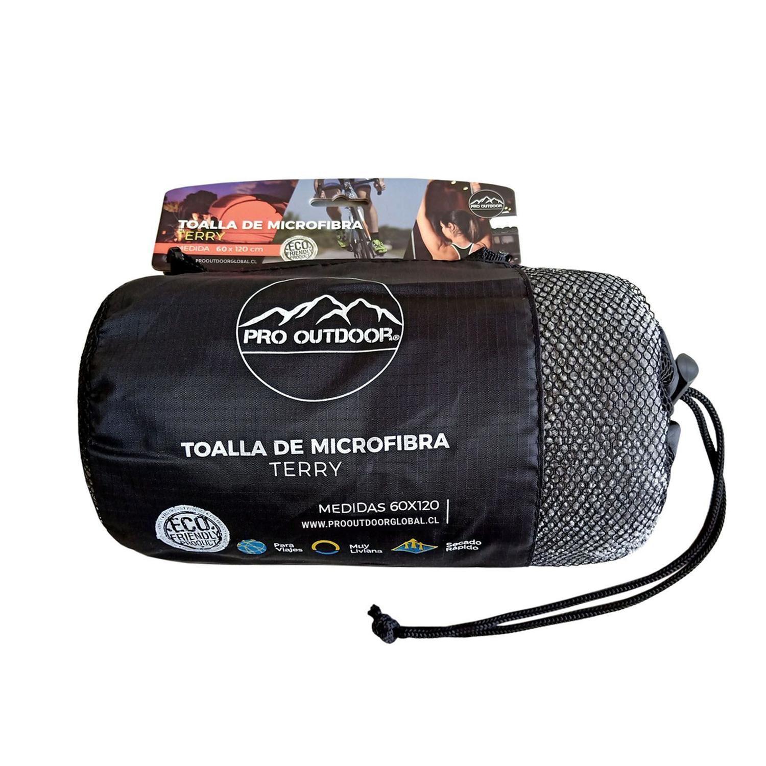 Toalla Microfibra Terry Gris-1