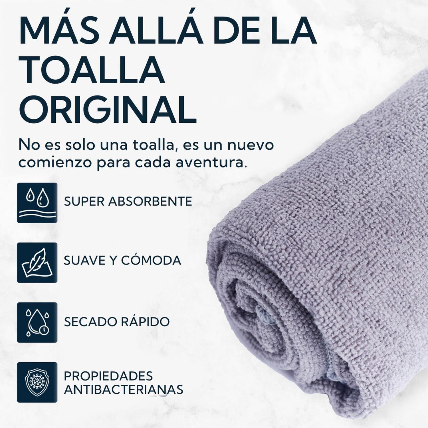 Pack Toalla y Toalla XL Microfibra Terry Gris-4