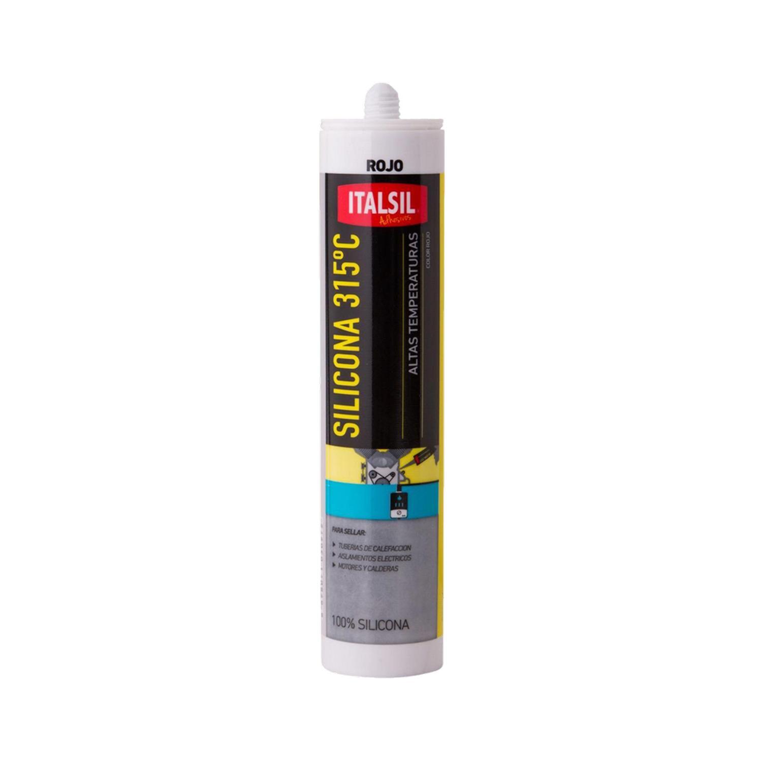Silicona Alta Temperatura Rtv Color Rojo ITALSIL-0