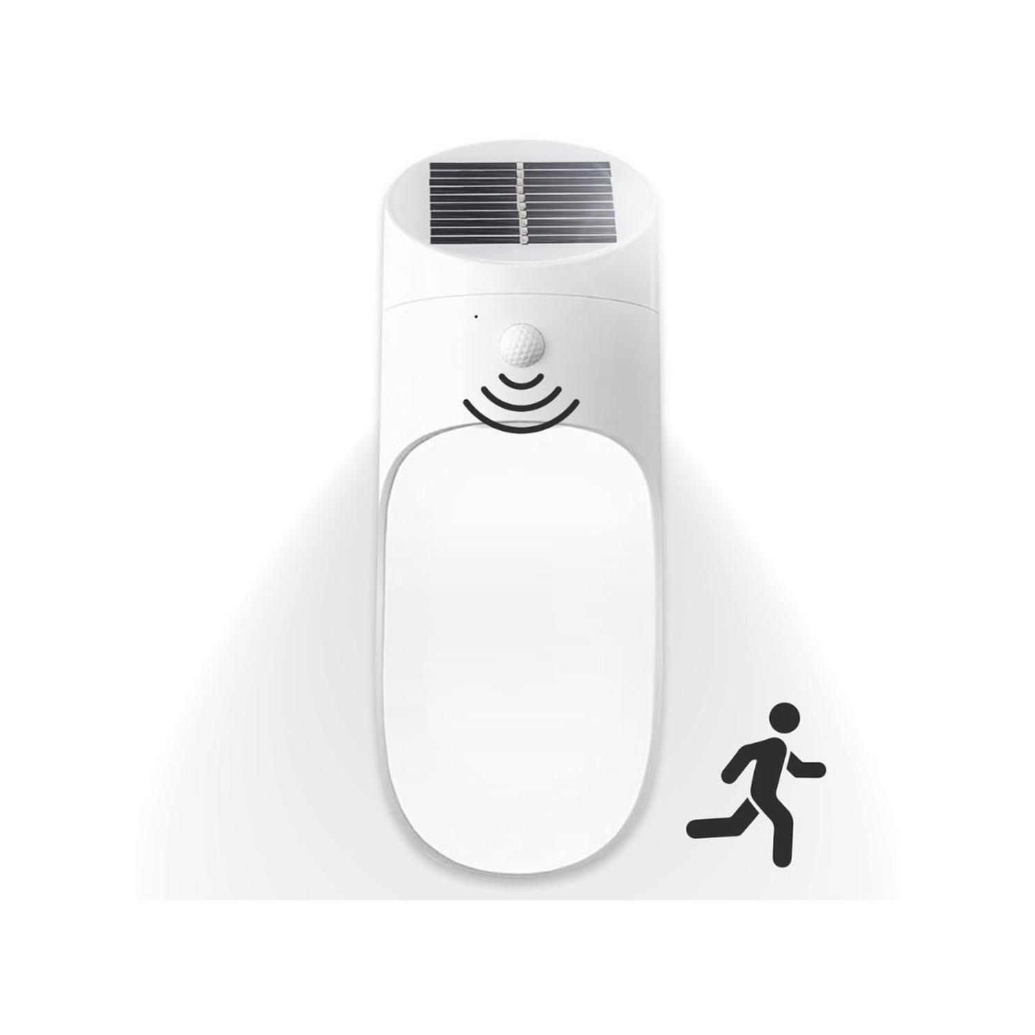 Pack 4 Aplique Led Solar Para Exterior Blanco-2