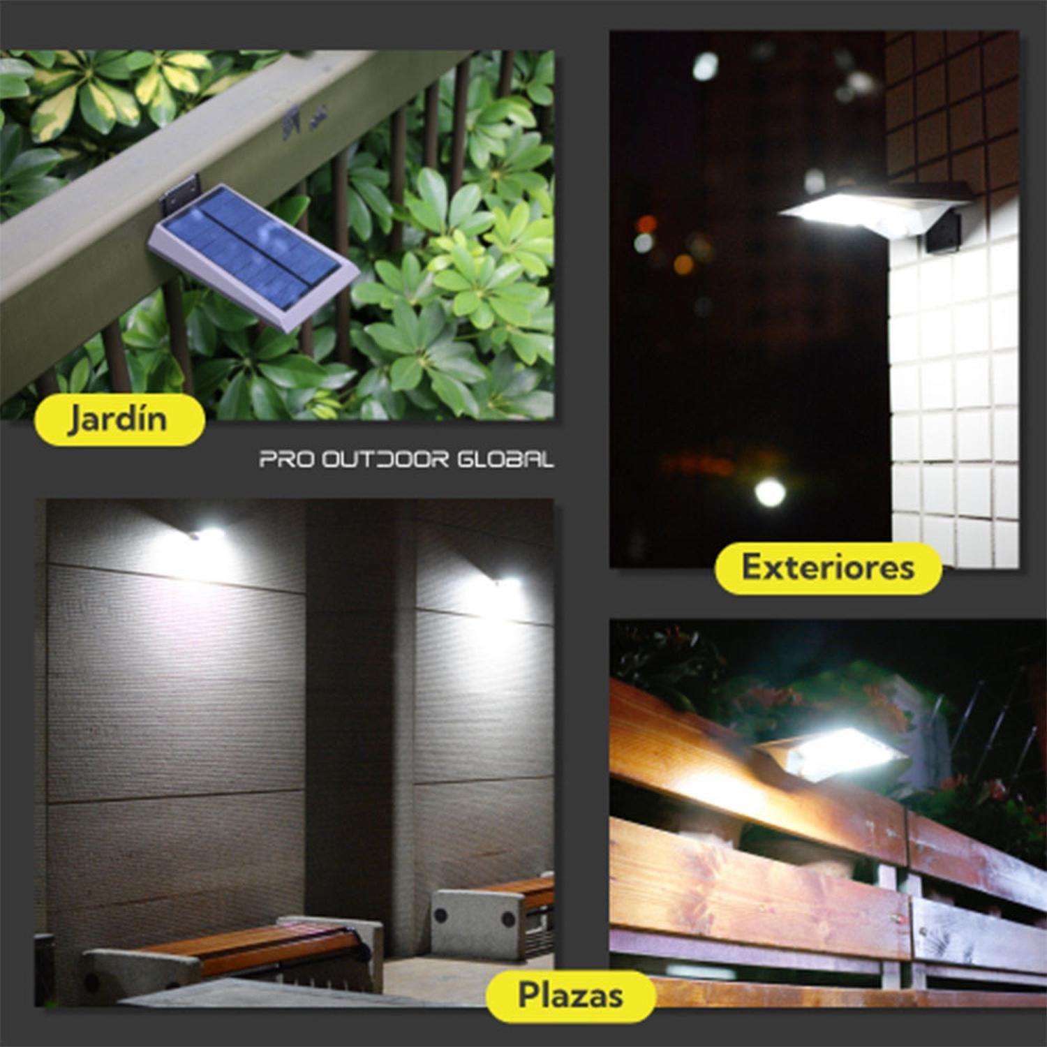 Aplique Solar Contra Agua Ultra Plano Con Sensor De Movimiento-6