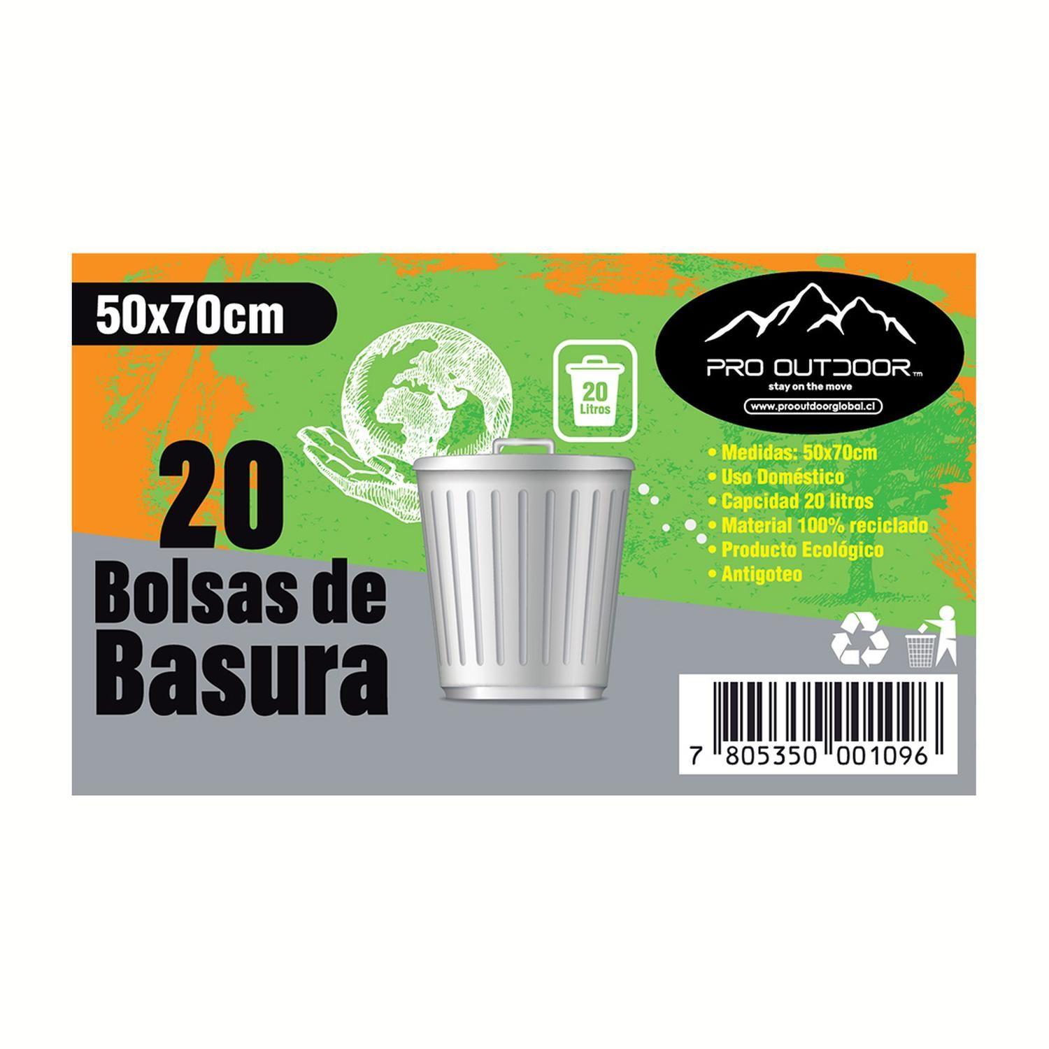 100 Bolsas De Basura 30 Litros 50X70 CM-3