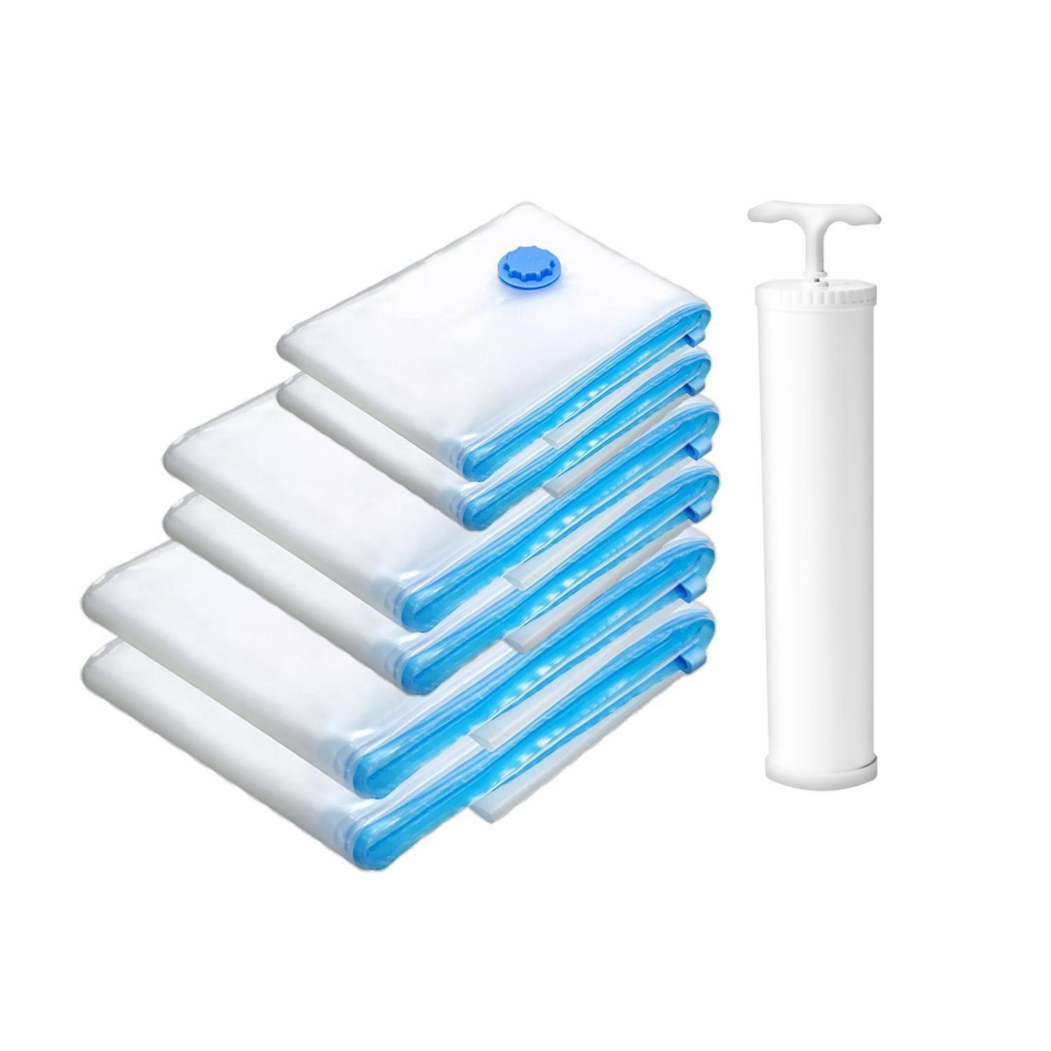 Bolsas Al Vacio Para Ropa Set 12 + Bomba 340 Unidades-5