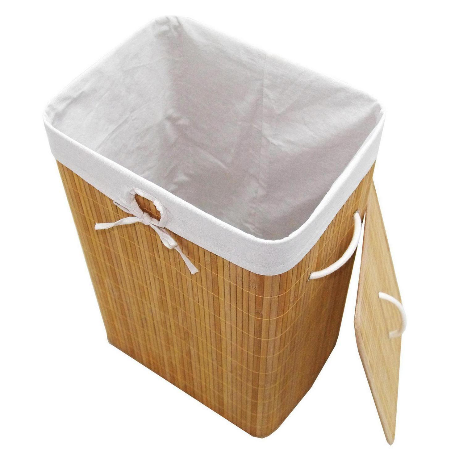 Canasto para ropa bambú-3