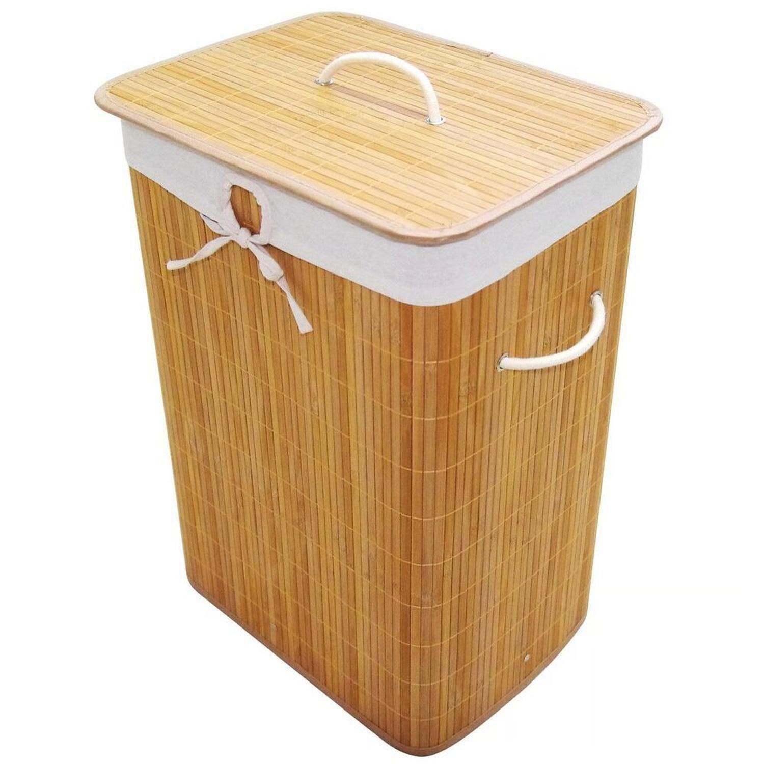 Canasto para ropa bambú-5