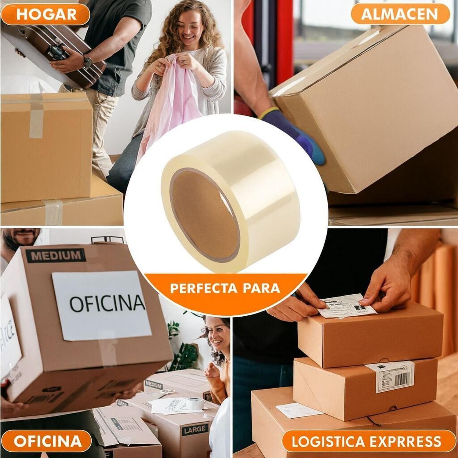 Cinta de Embalaje 48 mm X 100 m – Caja 48 Unidades-5