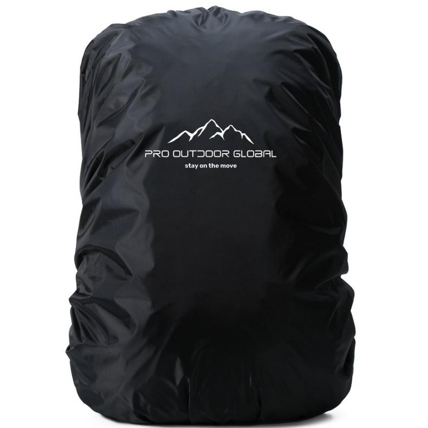 Cubre Mochila Contra Agua Impermeable Funda 45Lts Negra-0