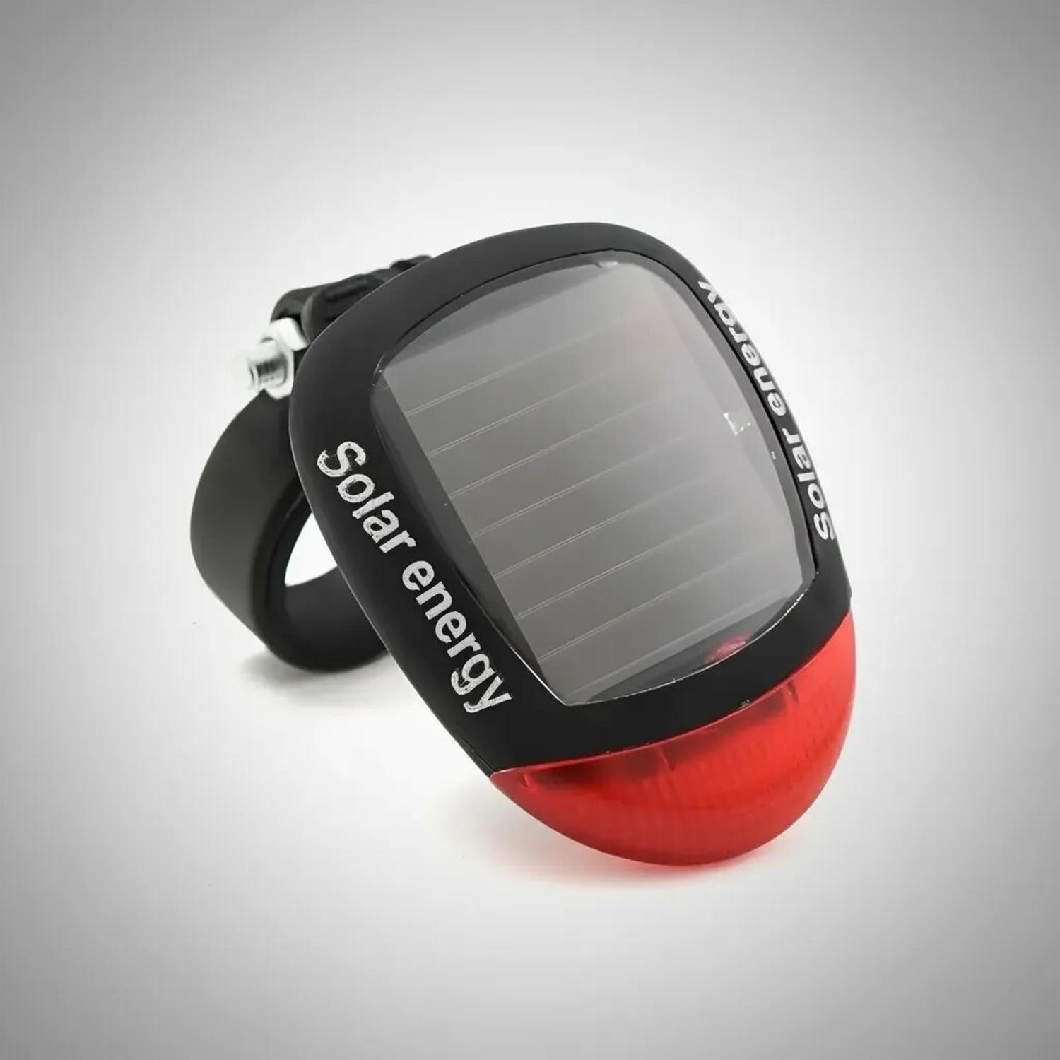 Luz Led Trasera Bicicleta Solar Contra Agua Recargable-7